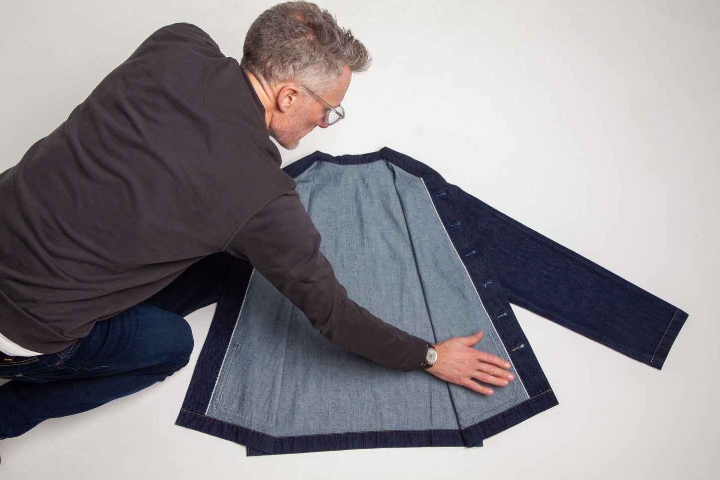 US Navy Shawl Collar Shirt