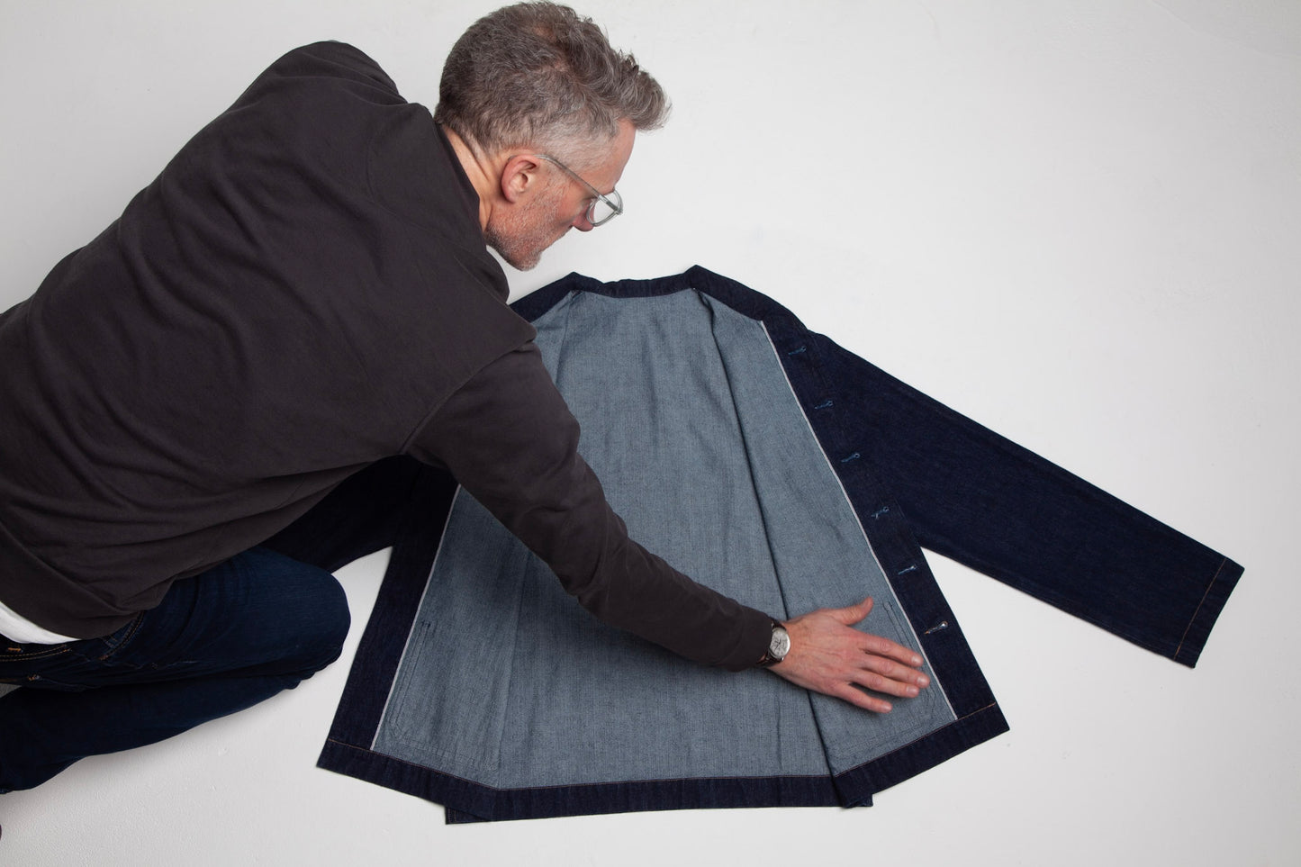 US Navy Shawl Collar Shirt